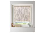 Raffrollo HEINE HOME Gr. 5, beige (natur, taupe), B:80cm H:150cm, Raffrollos