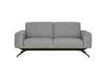 Novel 3-Sitzer-Sofa , Grau , Holz, Textil , Eiche , furniert , Füllung: Schaumstoff , 196x85-104x95 cm , Typenauswahl, Stoffauswahl, Hocker erhältlich, Armteil links, Armteil rechts , Wohnzimmer, Sofas & Couches, Sofas, Textilsofas