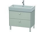 Duravit Brioso Waschtischunterbau BR443500707 784x459mm, Betongrau Matt, 2 Auszüge