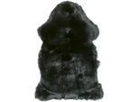 Linea Natura Schaffell , Schwarz , Fell , Schaf , Tierform , 60x90 cm , für Fußbodenheizung geeignet, antistatisch , Teppiche und Böden, Teppiche, Schaffelle & Kuhfelle