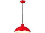 Elstead Lighting Hängeleuchte , Rot , Metall , 29.9 cm , Grüner Punkt, RoHS , Lampen & Leuchten, Innenbeleuchtung, Hängeleuchten, Pendelleuchten
