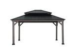 Xxxl Pavillon , Holz , Zeder , 450x320x390 cm , Sonnenschutz, Pavillons