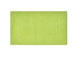 Vossen Badematte , Hellgrün , Textil , rechteckig , 60x100 cm , Textiles Vertrauen - Oeko-Tex®, Made in Austria , für Fußbodenheizung geeignet, rutschhemmend , Heimtextilien, Badtextilien, Badematten