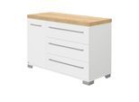 PAIDI Wickelkommode Kira ¦ weiß ¦ Maße (cm): B: 135,3 H: 90,3 T: 55.6