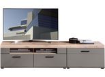 TV-Schrank INNOSTYLE "FUN PLUS II", blau (basalt), T:37cm, FSC-zertifizierter Holzwerkstoff, Schränke, 2 Schubkästen, Softclose, ABS Kantenschutz