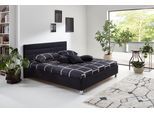 Polsterbett, schwarz, B:210cm L:210cm, Bezug: Microvelours (100% Polyester);Bonnell-Federkern-Matratzenbezug: 100% Polyester;Kaltschaum-Matratzenbezug: Frottee 100% Polyester, Bezug abnehm- und waschbar bis 60C, WESTFALIA SCHLAFKOMFORT, Betten, Polsterbett