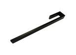 Novel Handtuchhalter , Schwarz , Metall , eckig , 39x3x5.5 cm , Goldenes M , Badezimmer, Badezimmerausstattung, Handtuchhalter