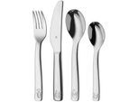 WMF Kinderbesteck , Metall , 4-teilig , 15.5x2.5x21 cm , rostfrei , Füttern, Kindergeschirr & Kinderbesteck