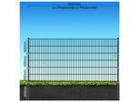 Fa-Bausysteme Doppelstabzaun Anthrazit 8-6-8 Plättchen 1230 mm 40 m