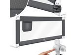 KESSER® Bettschutzgitter Reise Bett Rausfallschutz verstellbar Bed Guard Rail Bumper, Kinder/ Baby, Bettgitter Klappbar, Kinderbett Kinderbettschutzgitter, Tasche, Farbe, Höhe: 72 bis 96cm