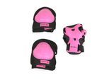 Byox Schutzausrüstung H110 Protektoren Ellenbogen- Handgelenk- und Knieschützer pink
