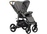 Naturkind Kinderwagen , Textil , 64x110x100 cm , EN 1888 , Feststellbremse, Federung, kugelgelagerte Räder, Verdeckung abnehmbar, 5-Punkte-Gurt, für Babyschale geeignet, Transportsicherung, Sitz umsetzbar, Reflektorstreifen, abnehmbarer Schutzbügel , Baby On Tour, Kinderwagen, Kombikinderwagen