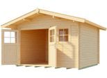 Gartenhaus WEKA "109 Gr.1, 28 mm, natur", beige (naturbelassen), Fußboden im Gartenhaus, ohne Rück- und Seitenwand, ohne Dacheindeckung, Massivholz, Gartenhäuser, Gartenhaus