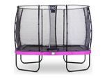 EXIT Elegant Premium Rect. 214x366 (7x12ft) + Sicherheitsnetz Deluxe RECHTECKIG lila