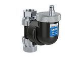 Caleffi Discal Mikroblasenabscheider SLIM 551802 Ø 22mm Klemmverschraubung, Kunststoff-Gehäuse