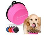 Petsation Faltbarer Reisenapf Pink 1 000 cm³