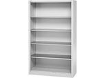 Schäfer Shop Select Regalschrank MS, 5 OH, B 1200 x T 500 x H 1935 mm, Stahlblech, Weissaluminium