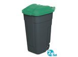 BRB Mülltonne 100 Liter VE: 2 Stück, anthrazit/grün