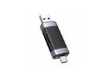ORICO CD2D-AC2-BK-EP TF/SD memory card reader USB + USB-C (black).