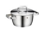 WMF Fleischtopf , Edelstahlfarben , Metall , 2,3 l , rostfrei, TransTherm®-Allherdboden, Hohlgriffe , Kochgeschirr, Töpfe, Kochtöpfe