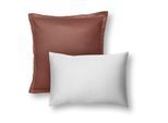 Emma Premium+ Kopfkissenbezug 80x80 - terracota