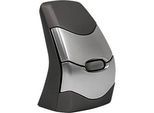 BakkerElkhuizen DXT 2 Precision Mouse Wireless, kabellos, vier DPI Stufen (500, 1000, 1500, 2000), Laser-Sensor, Plug & Play, ergonomisch, für Rechts- und Linkshänder, B 55 x H 80 x T 44 mm, grau/silber