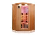 Dewello® Infrarotkabine Infrarotsauna LAKEFIELD 2 120cm x 120cm inkl. 5 Vollspektrumstrahler, 5 Karbonstrahler, LED
