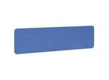 Akustik Tischtrennwand AKUSTIX Vario, Schallabsorptionsklasse B, Stärke 18 mm, ohne Klemmen, B 1600 x H 400 mm, PET-Filz, blau