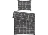 Esposa Bettwäsche , Anthrazit , Textil , Abstraktes , 140x200 cm , Oeko-Tex® Standard 100 , pflegeleicht, atmungsaktiv, schadstoffgeprüft , Heimtextilien, Bettwäsche & Leintücher, Bettwäsche, Renforcé-bettwäsche