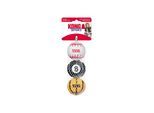 KONG Dog Toy Sport Balls Medium 6cm Assorted Colors (3-Pack)