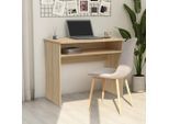 vidaXL Schreibtisch Sonoma-Eiche 90x50x74 cm Holzwerkstoff