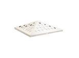 V-Part Deckel für Ascher-Papierkorb Pyramide, offen, pyramidenförmig, Edelstahl, B 365 x T 345 x H 95 mm, edelstahl