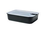 Mepal Frischhaltedose , Transparent , Kunststoff , 2,25 l , rechteckig , 27.8x19.8x7 cm , lebensmittelecht, auslaufsicher, mikrowellengeeignet, stapelbar, Deckel mit Sichtfenster , Küchenzubehör, Vorratsbehälter, Frischhaltedosen