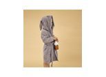 Nuuroo Achaia terry bathrobe 7-8 y - Cobblestone