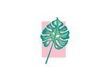Komar Bild »Minnie Mouse Leaf«, Disney, (1 St.), Wandbild zur Dekoration im Kinderzimmer - ohne Rahmen
