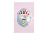 Komar Bild »Happy Balloon Rose«, Figuren, (1 St.), Wandbild zur Dekoration - ohne Rahmen