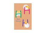 Komar Bild »ABC Animal H«, Buchstaben, (1 St.), Wandbild zur Dekoration - ohne Rahmen