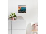 Komar Leinwandbild »Steep Cove - Grösse 30 x 30 cm«, Baum-Blätter-Natur-Berge-Blumen-Foto-Jahreszeiten-Landschaft-Meer-Strand-Palmen, (Packung, 1 St.), Keilrahmenbild mi Echtholzrahmen