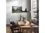 Komar Leinwandbild »Moody Mountains - Grösse 60 x 40 cm«, Baum-Blätter-Natur-Berge-Blumen-Foto-Jahreszeiten-Landschaft-Meer-Strand-Palmen, (Packung, 1 St.), Keilrahmenbild mi Echtholzrahmen