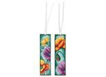 Lesezeichen "Mohnblumen bunt", 2er-Set