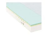 FAN Taschenfederkernmatratze , Weiß , Textil , 100x200 cm , Made in Germany, Oeko-Tex® Standard 100, Oeko-Tex® Made IN Green , Bezug abnehmbar/waschbar, optimale Belüftung, Tragegriffe, alternative Größen erhältlich, Bezug rundum abnehmbar , Schlafzimmer, Matratzen