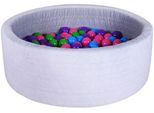 Knorrtoys® Bällebad »Cosy, Geo Grey« mit 300 Bällen softcolor