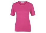 Rundhals-Pullover aus Seide Kaschmir Peter Hahn Seide/Kaschmir pink