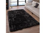 Paco Home Fellteppich »Playa 960«, rechteckig, 64 mm Höhe, Kunstfell, Flokati-Optik, Hochflor, weich und flauschig, Uni-Farben