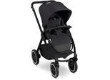 ABC Design Kinderwagen , Schwarz , Textil , 60x108x88 cm , EN 1888 , Feststellbremse, Fußstütze abklappbar, Federung, kugelgelagerte Räder, Verdeckung abnehmbar, 5-Punkte-Gurt, für Babyschale geeignet, Griff in Lederoptik, Transportsicherung, Sitz umsetzbar, abnehmbarer Schutzbügel , Baby on Tour, Kinderwagen, Kombikinderwagen