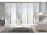 Vision S Schiebegardine »MARMOSA 6er SET«, (6 St.), Bambus-Optik, Digital bedruckt