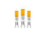 EGLO LED-Lampe COB 2W/830 200 lumen clear 3-pack G9