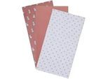 Avelia Mullwindelnset , Pink , Textil , Hase , 100x100 cm , Gots, Oeko-Tex® Made IN Green , saugfähig , Schlafen, Babytextil-Kollektionen