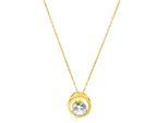 Fascination by Ellen K. Anhänger mit Kette 585/- Gelbgold Zirkonia