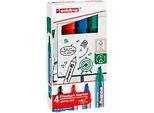 edding 383 Flipchart-Marker, Keilspitze, farbsortiert, 4er Set